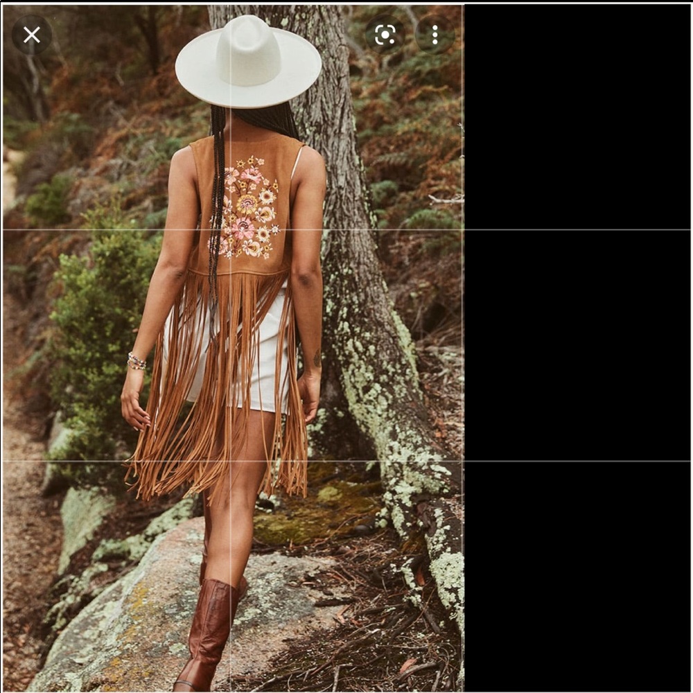 NWT Spell Designs Joni Fringe tan leather vest - Negotiable